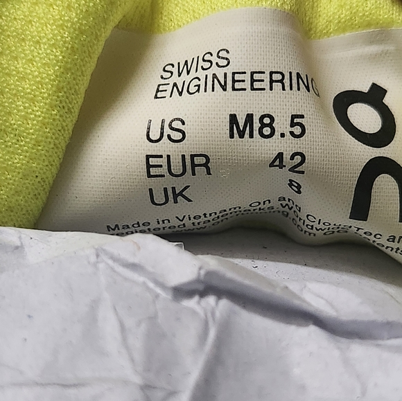 COPY - On cloud shoes for men engineering running 8.5M - Picture 8 of 10